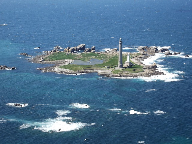 Bretagne Insel und Leuchtturm