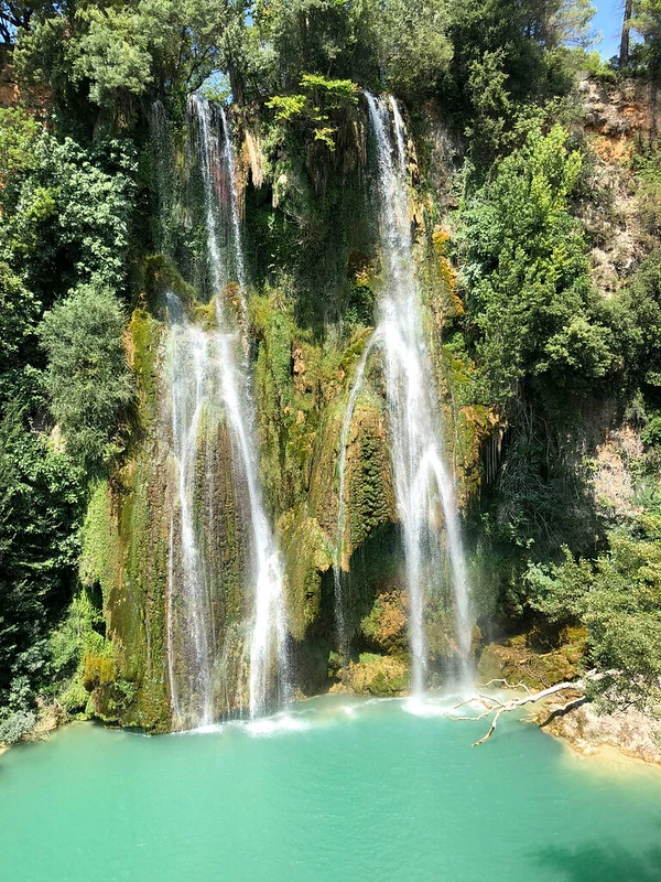 Wasserfall von Sillans-la-Cascade 